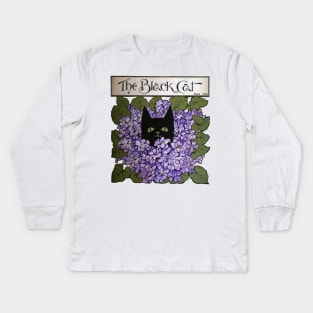 The Black Cat 1898 Kids Long Sleeve T-Shirt